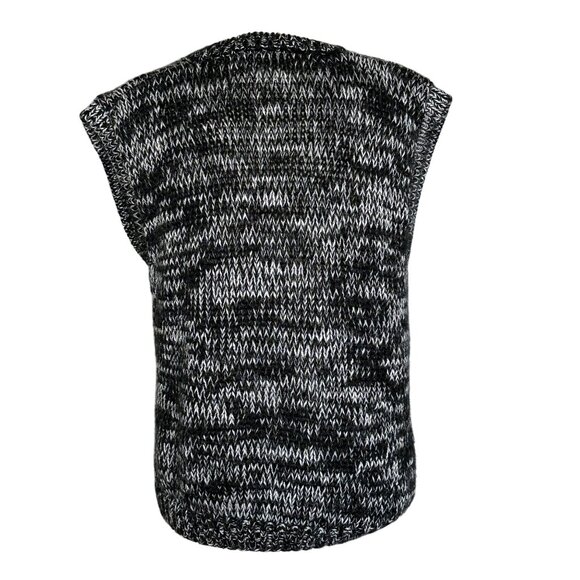 Panda Bear Sweater Vest Large Hand-Knit Pullover Vintage 1980s One Step Up RARE! - Picture 4 of 8